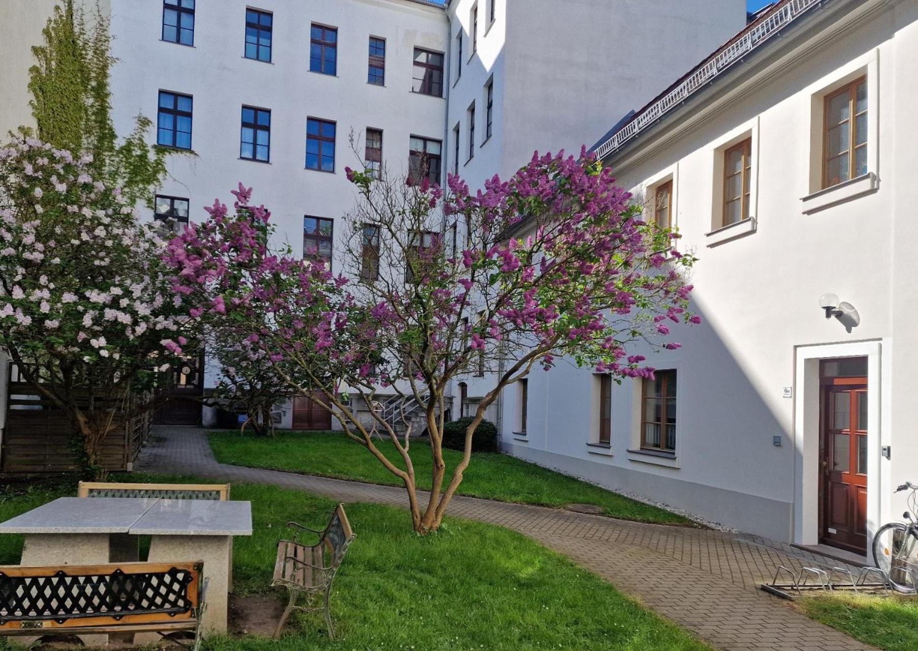 Leipziger Zuhause Appartement Buitenkant foto